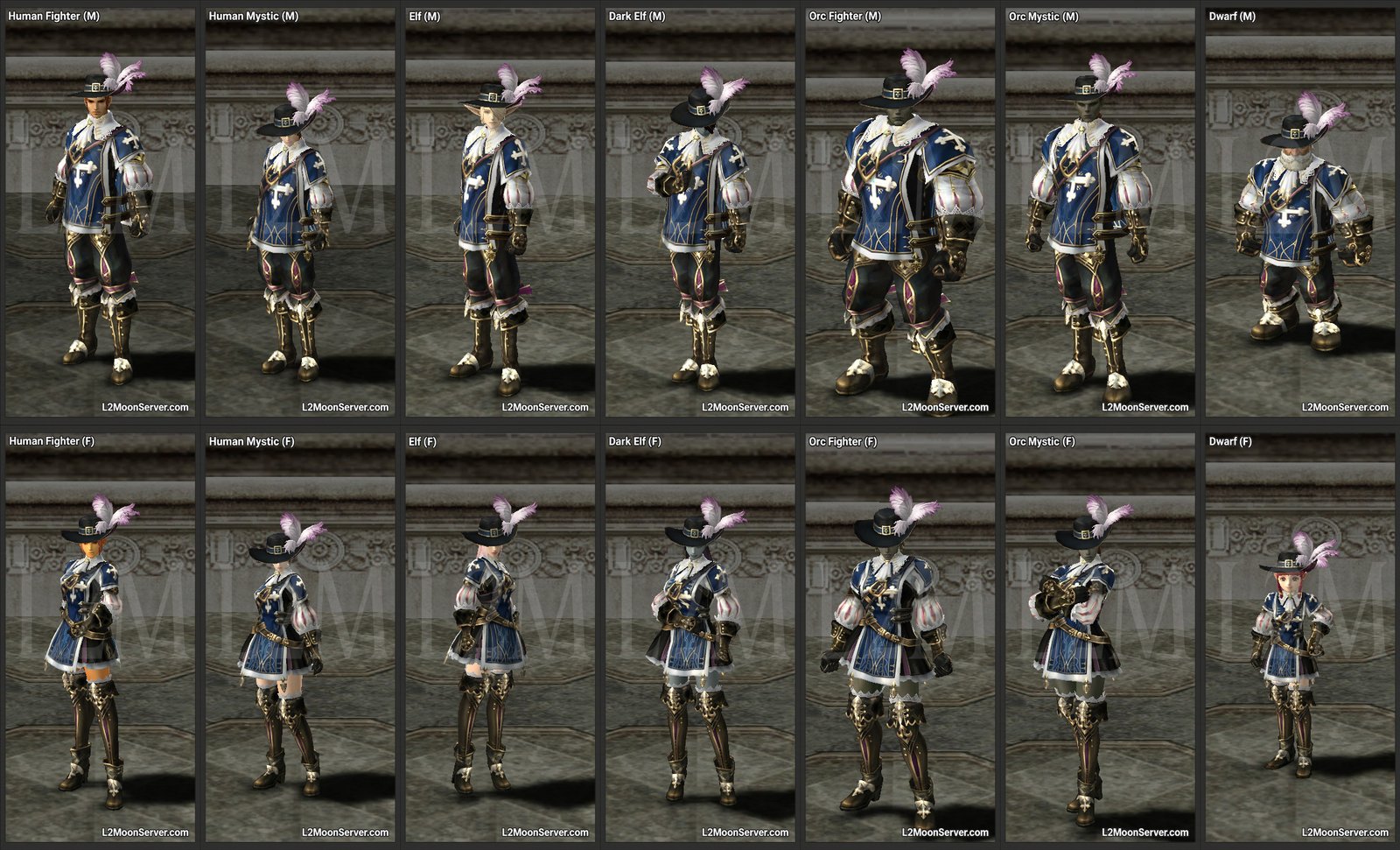 Blue Musketeer Skin